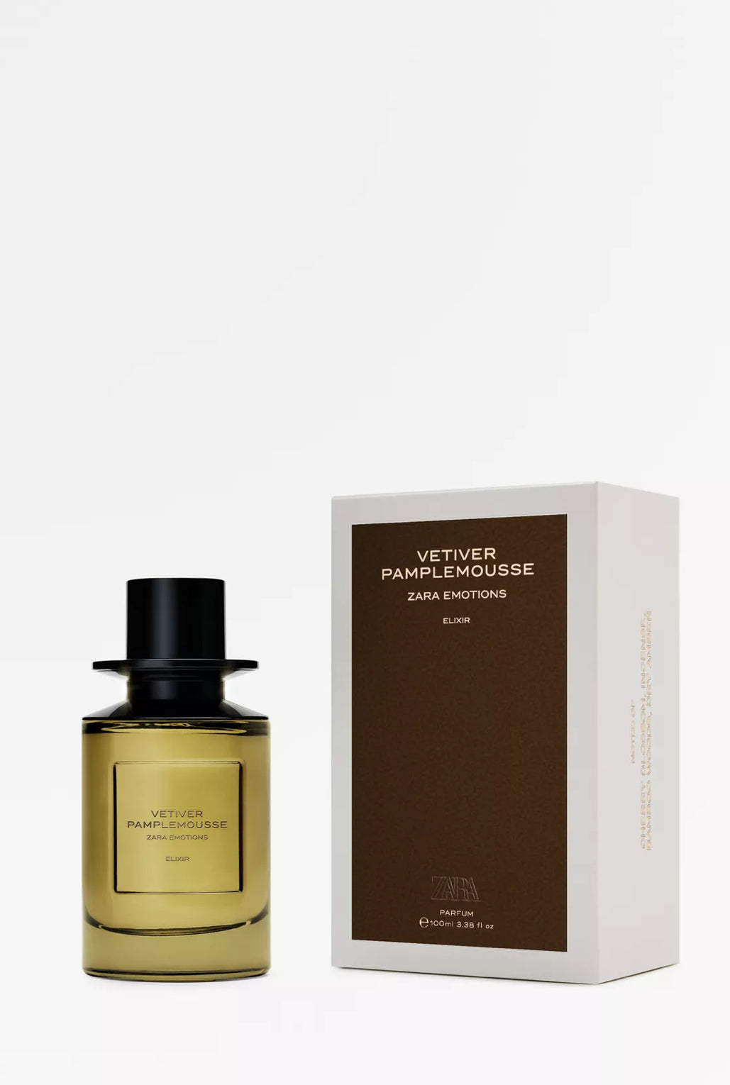 ZARA vétiver pamplemousse elixir 100 ML