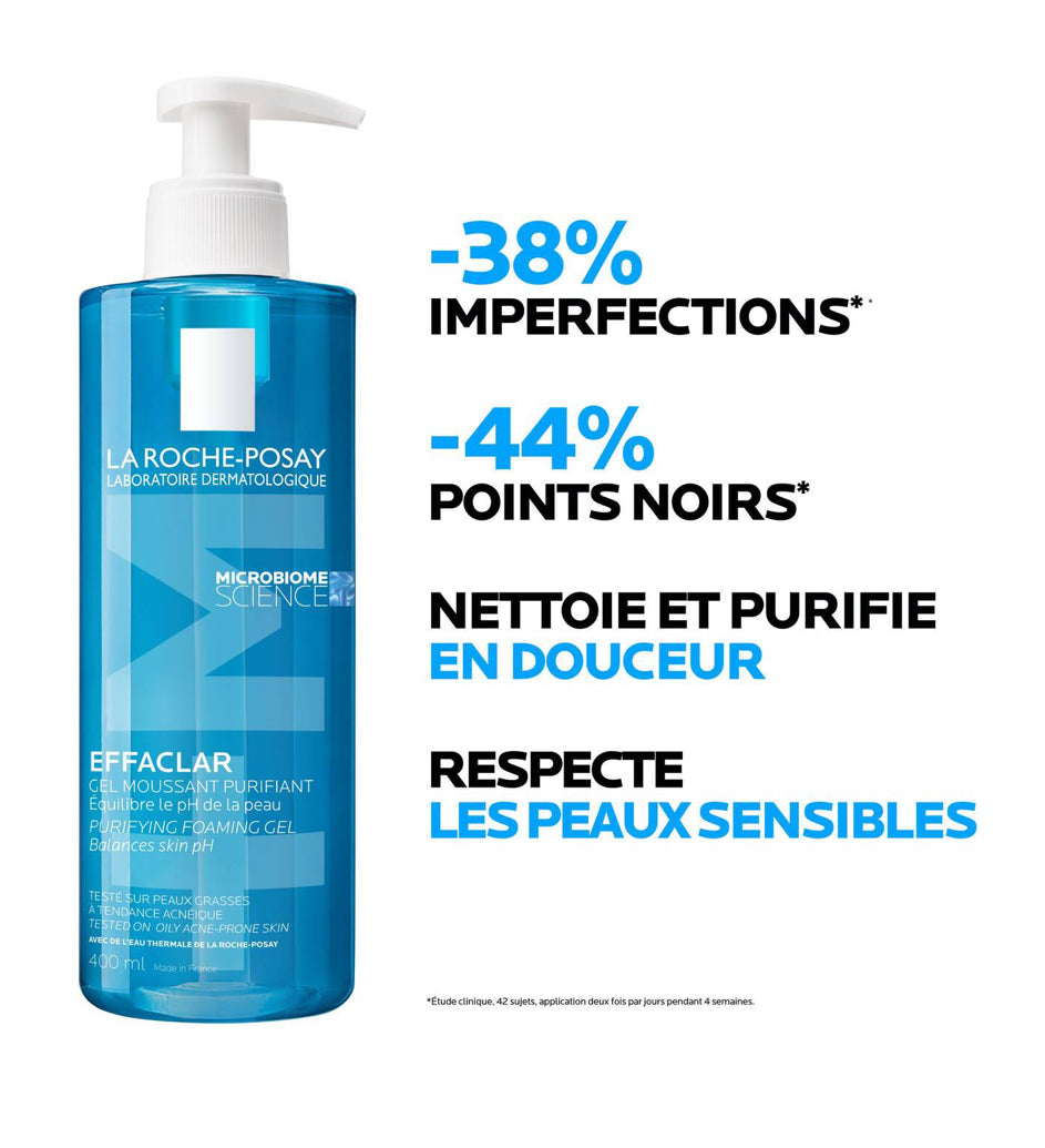 EFFACLAR GEL MOUSSANT PURIFIANT NETTOYANT PEAU GRASSE