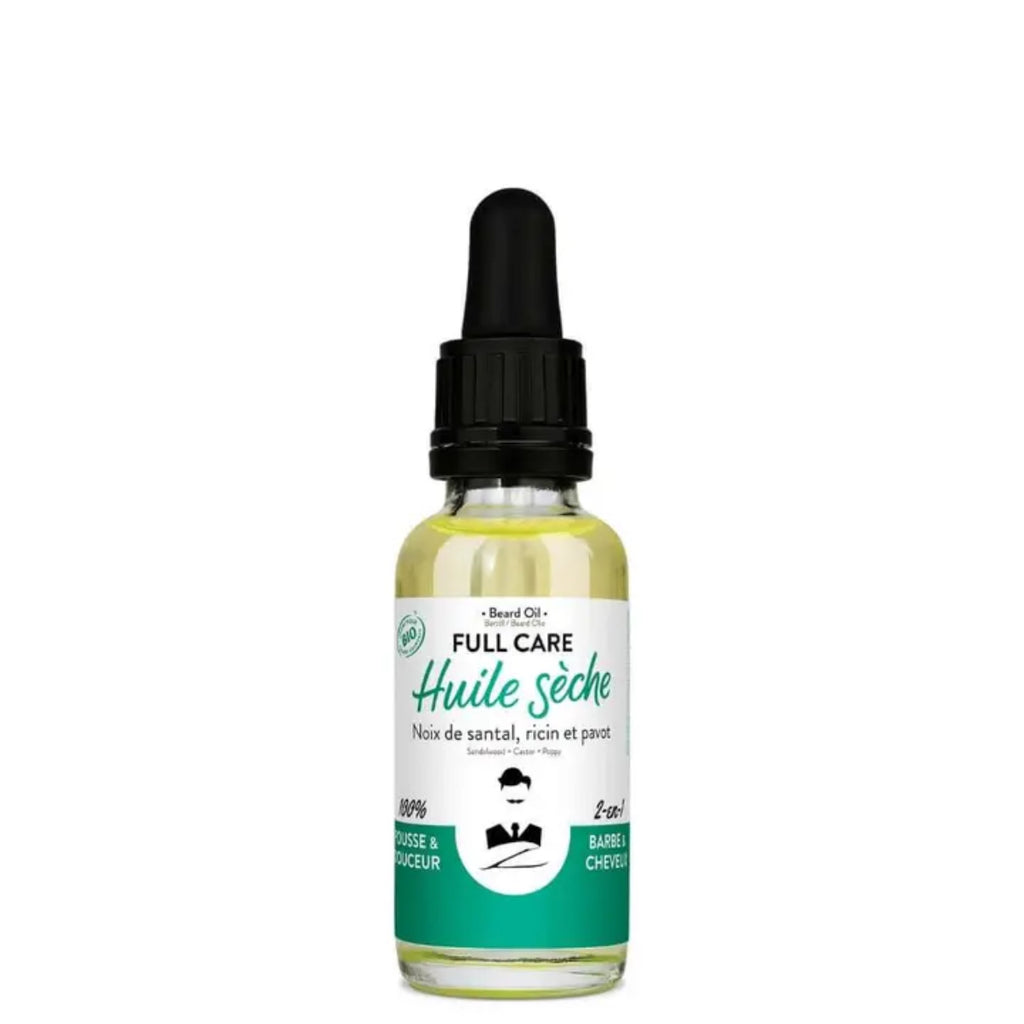 Monsieur Barbier
Full Care - Huile Sèche Pour Barbe & Cheveux

Une huile sans pareille
30 ml
