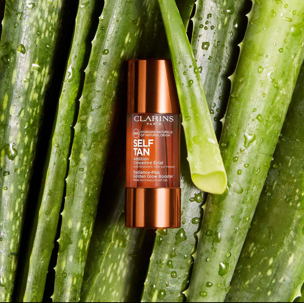 CLARINS addition concentré éclat visage , auto-bronzant visage