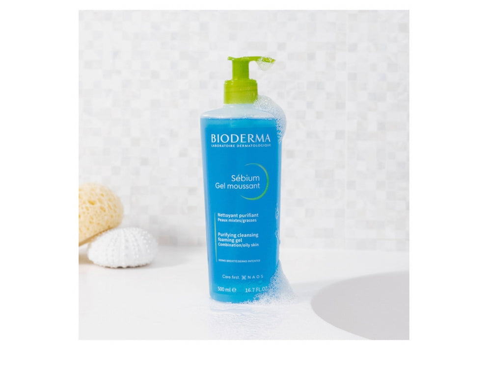 Bioderma
Sébium Gel Moussant Purifiant Doux Peaux Mixtes à Grasses 500 ml