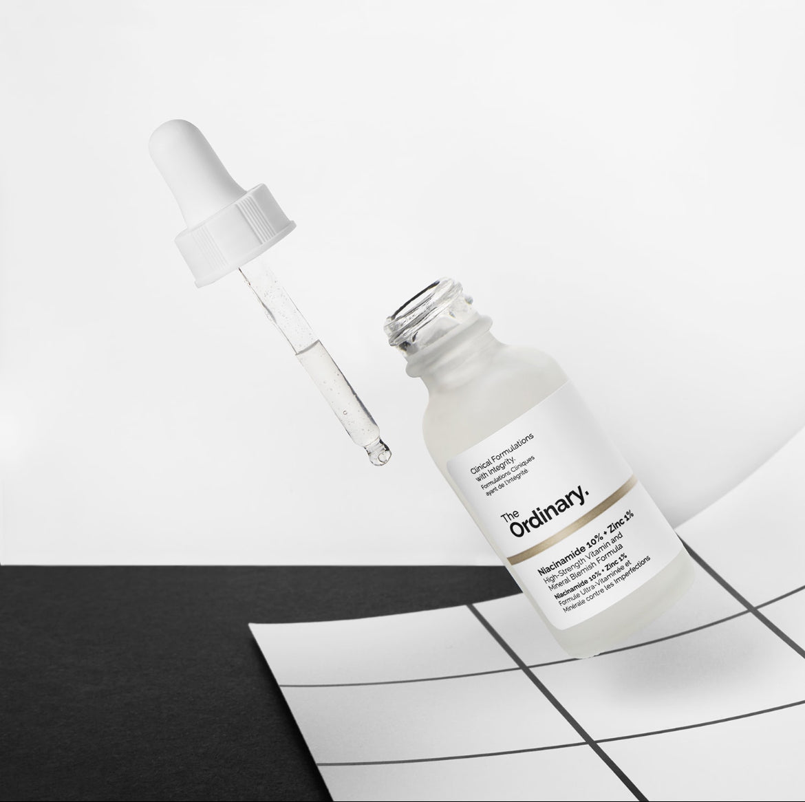 THE ORDINARY  niacinamide 10%+ zinc 1% , sérum anti -imperfections
