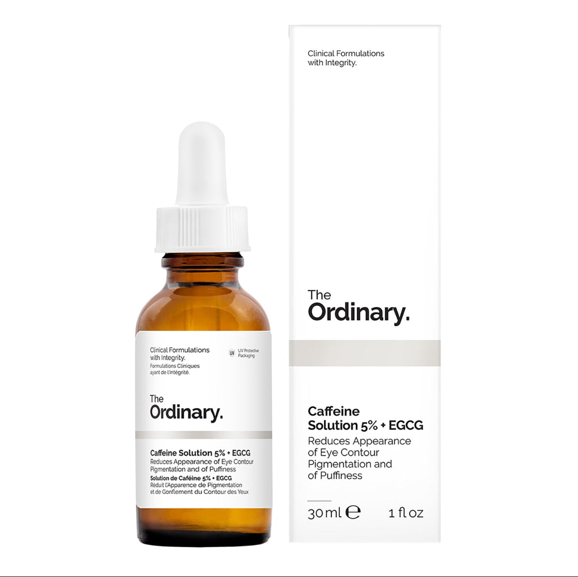 THE ORDINARY solution à la caféine 5%+EGCG contour des yeux