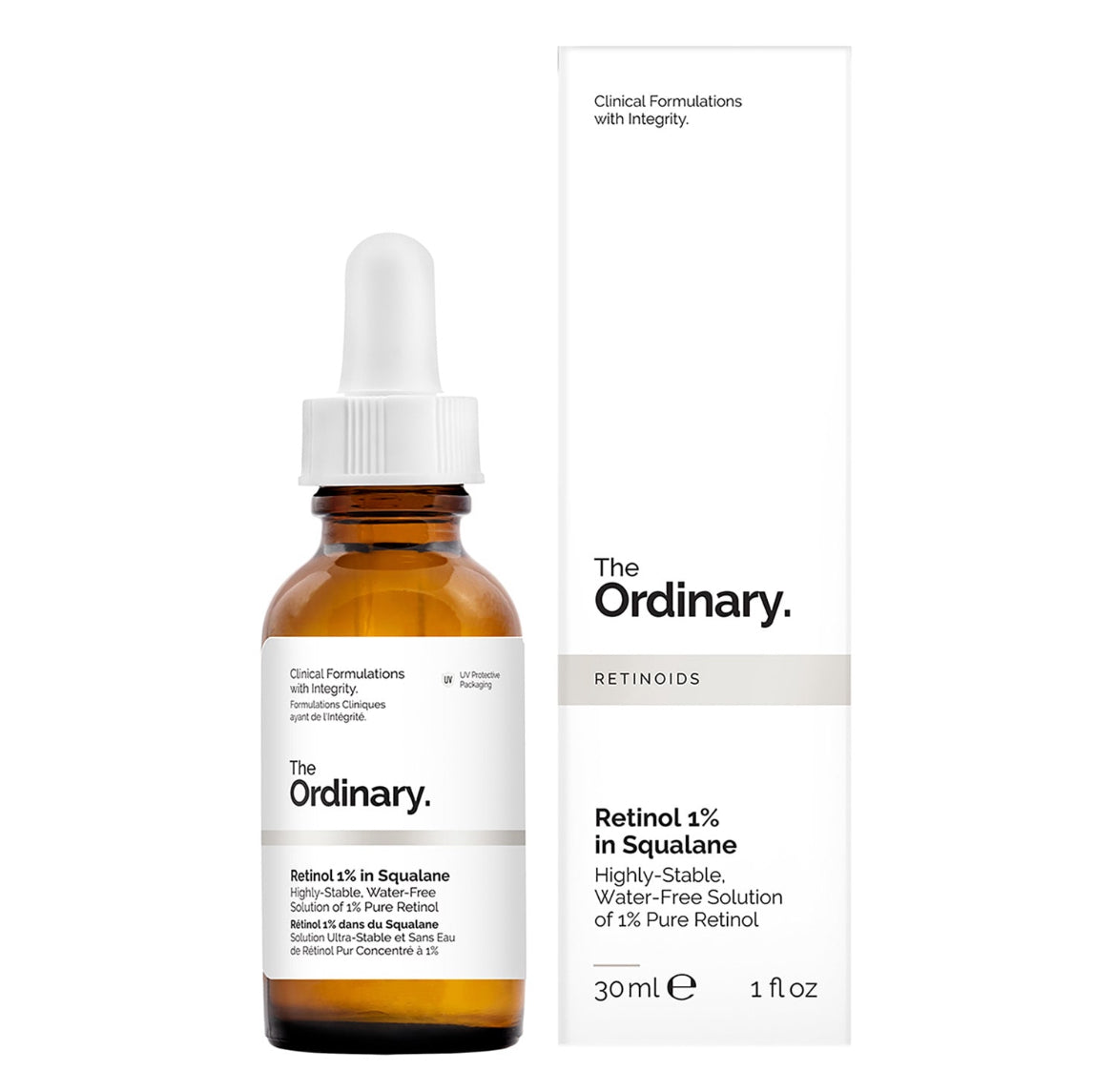 THE ORDINARY rétinol 1% dans du squalane, sérum anti âge