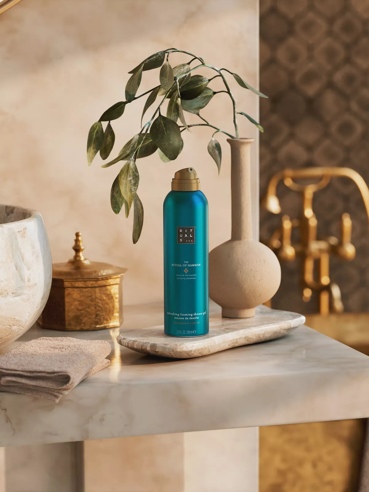 THE RITUAL OF HAMMAM
Foaming Shower Gel
mousse de douche