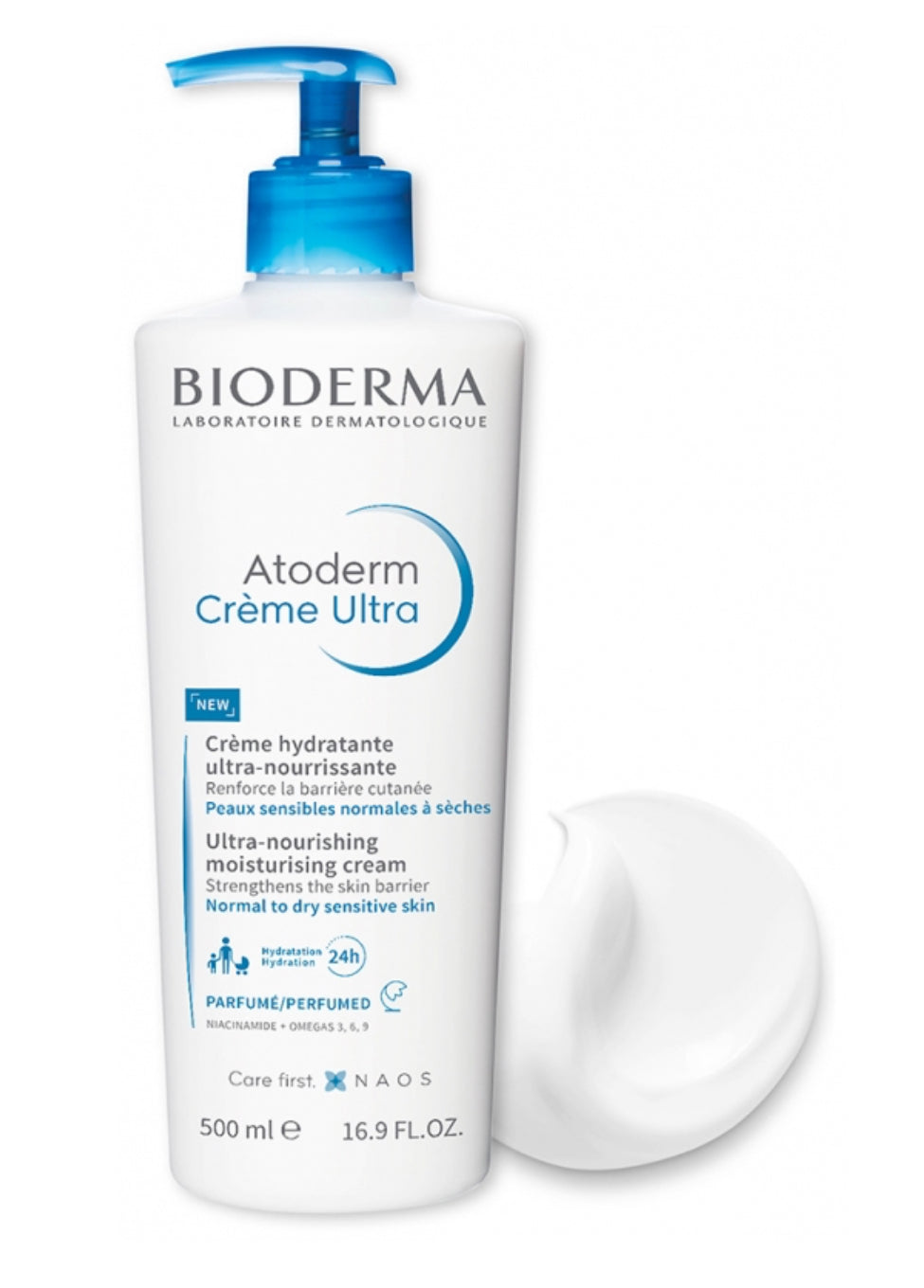Bioderma
Crème Ultra Parfumée 500 ml