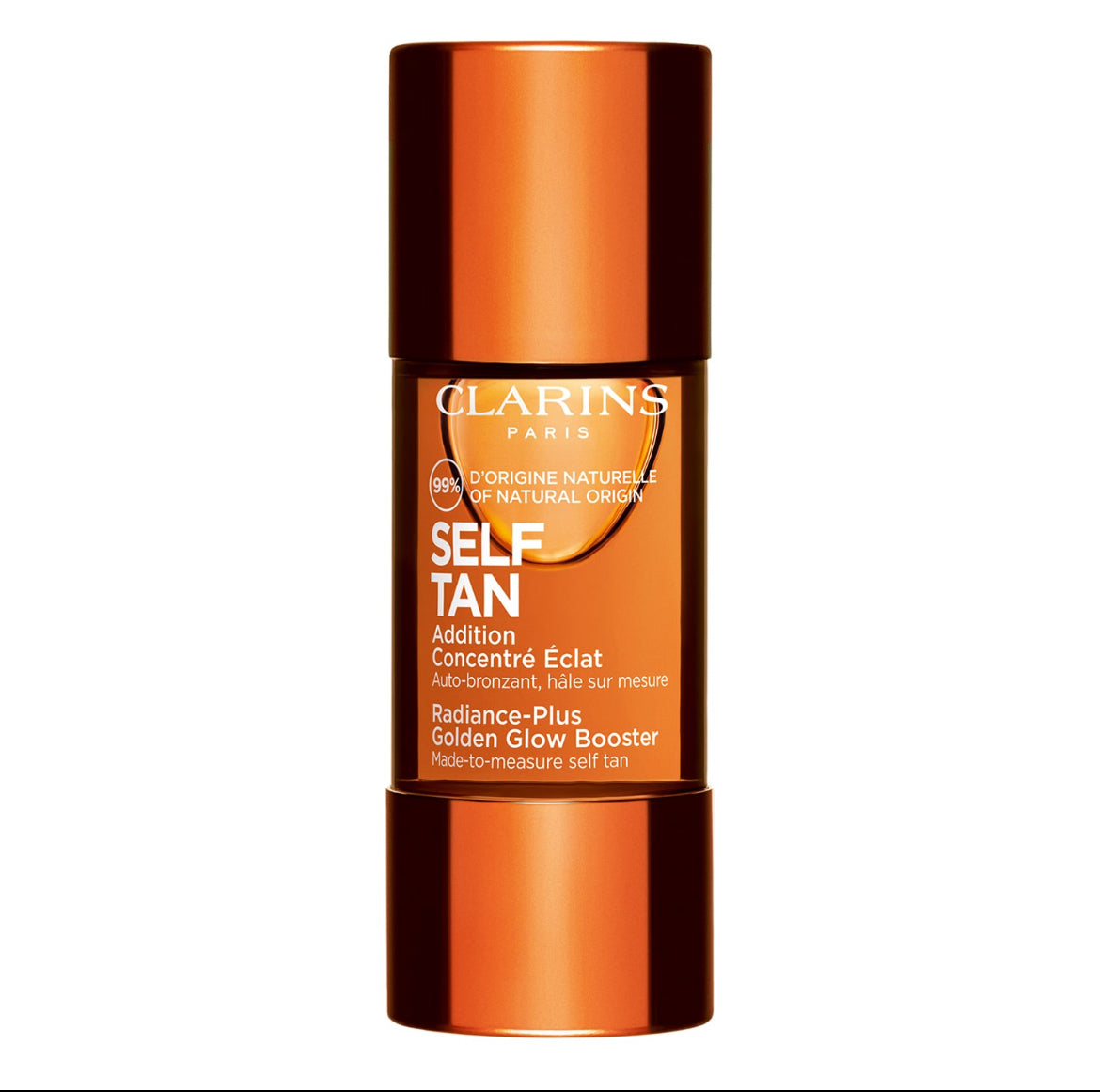 CLARINS addition concentré éclat visage , auto-bronzant visage