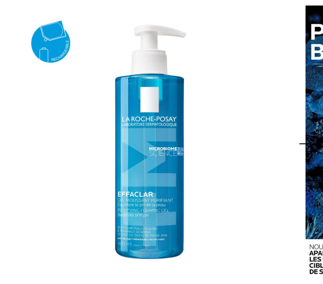 EFFACLAR GEL MOUSSANT PURIFIANT NETTOYANT PEAU GRASSE