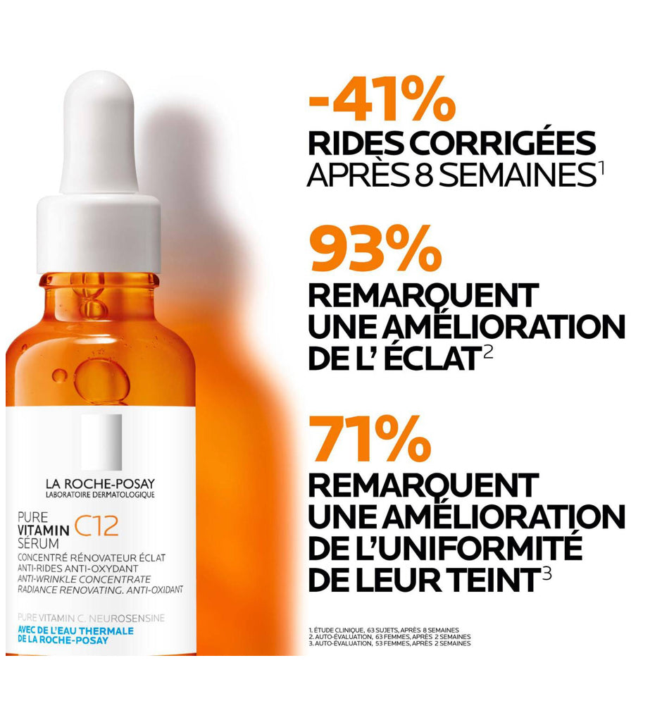 PURE VITAMIN C12 SÉRUM
CONCENTRÉ RÉNOVATEUR ÉCLAT ANTI-RIDES, ANTI-OXYDANT