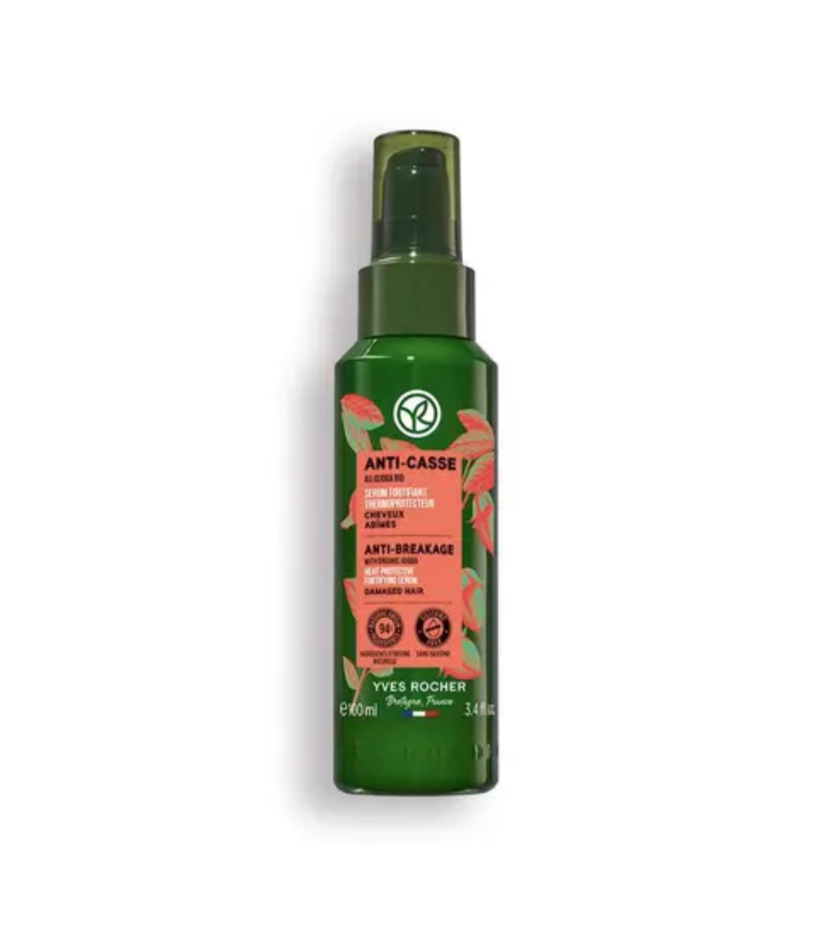 Yves Rocher
Sérum Fortifiant Thermoprotecteur Réparation

Protège de la chaleur jusqu'à 230°C
100 ml