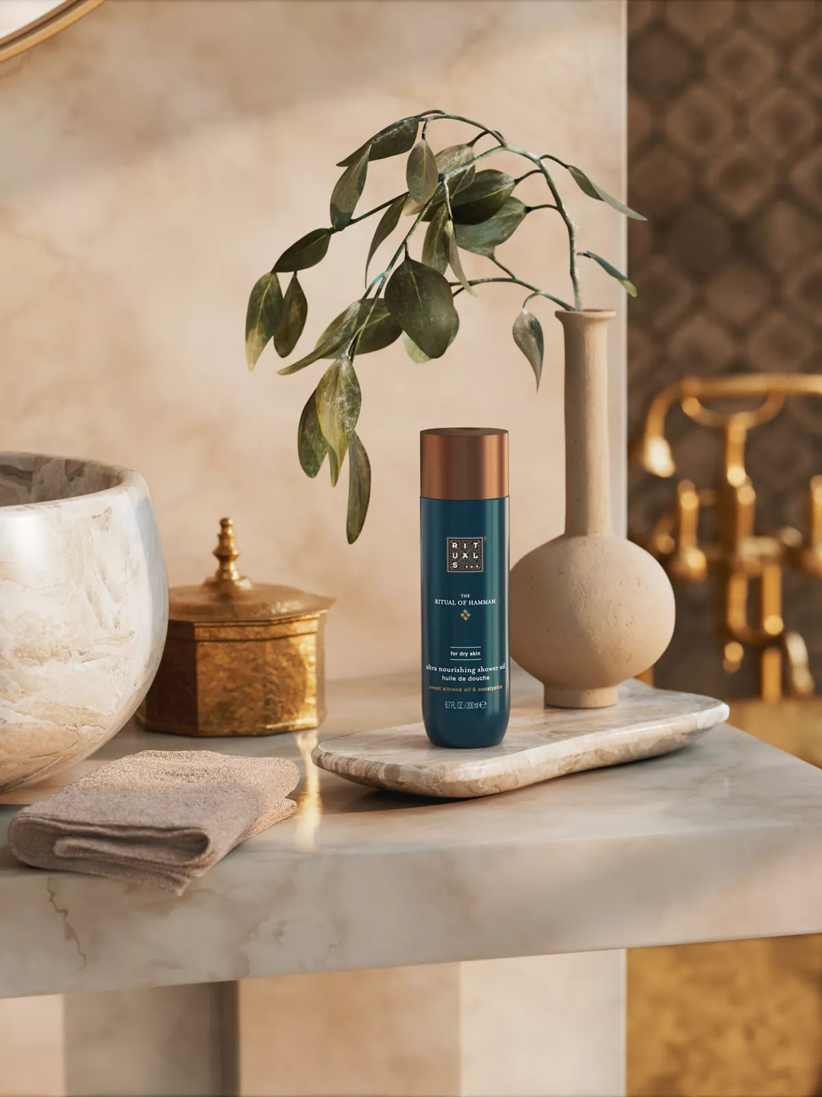 THE RITUAL OF HAMMAM
Shower Oil
huile de douche