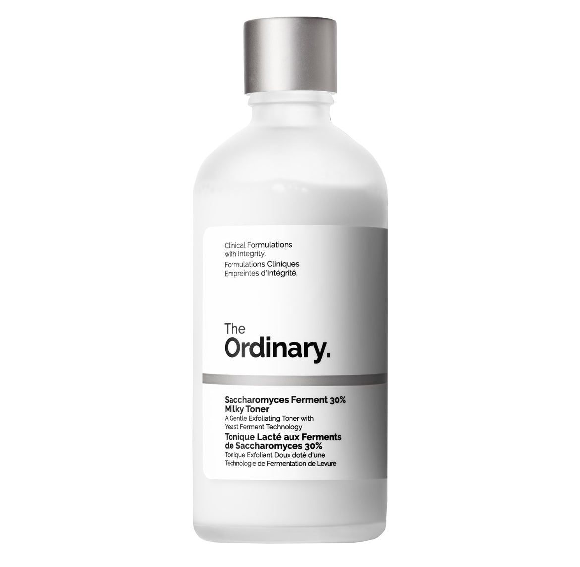 THE ORDINARY tonique lacté aux fermements de saccharomyces 30% , tonique exfoliant doux