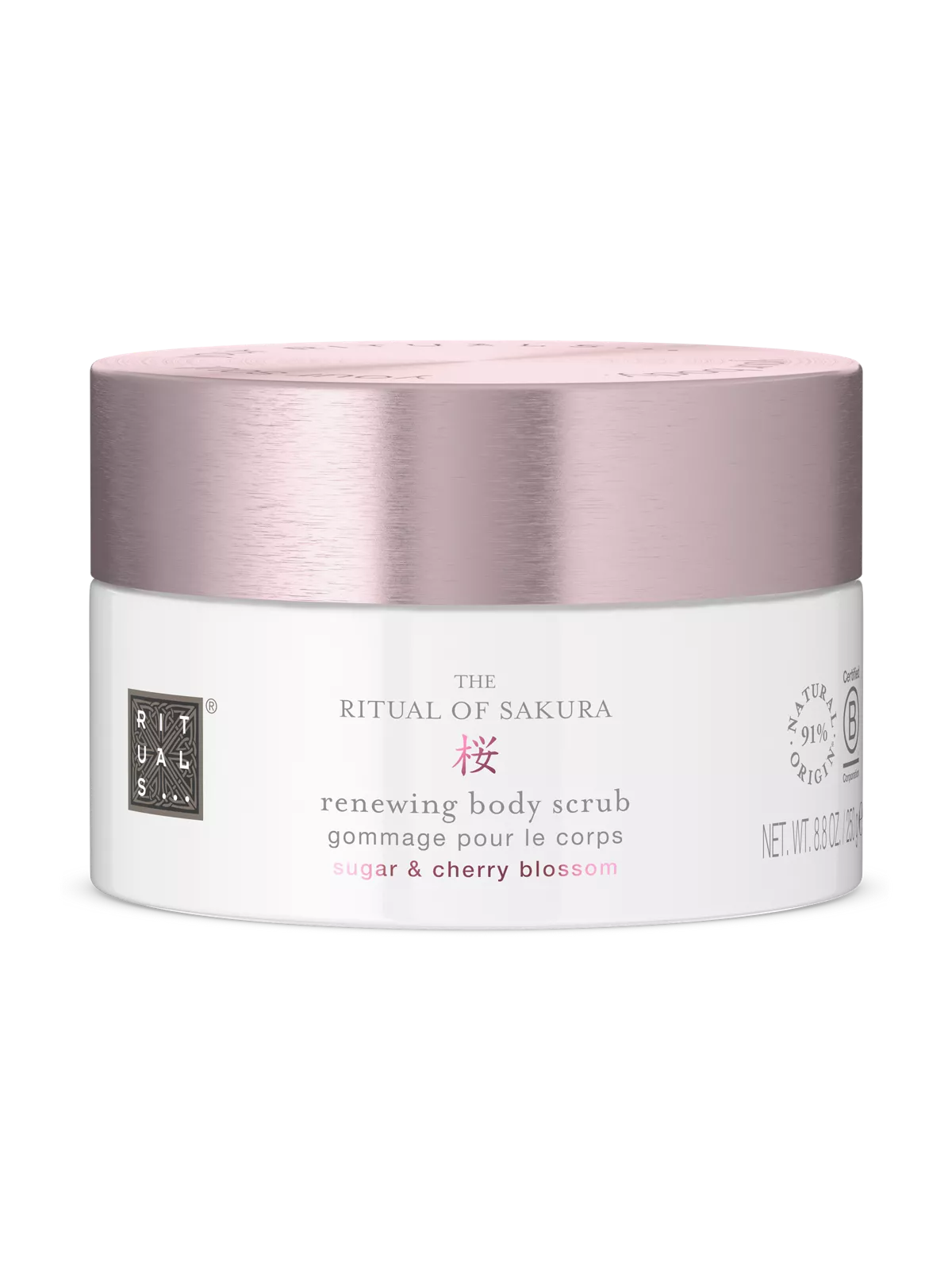 THE RITUAL OF SAKURA
Sugar Body Polish
gommage pour le corps, 250 g