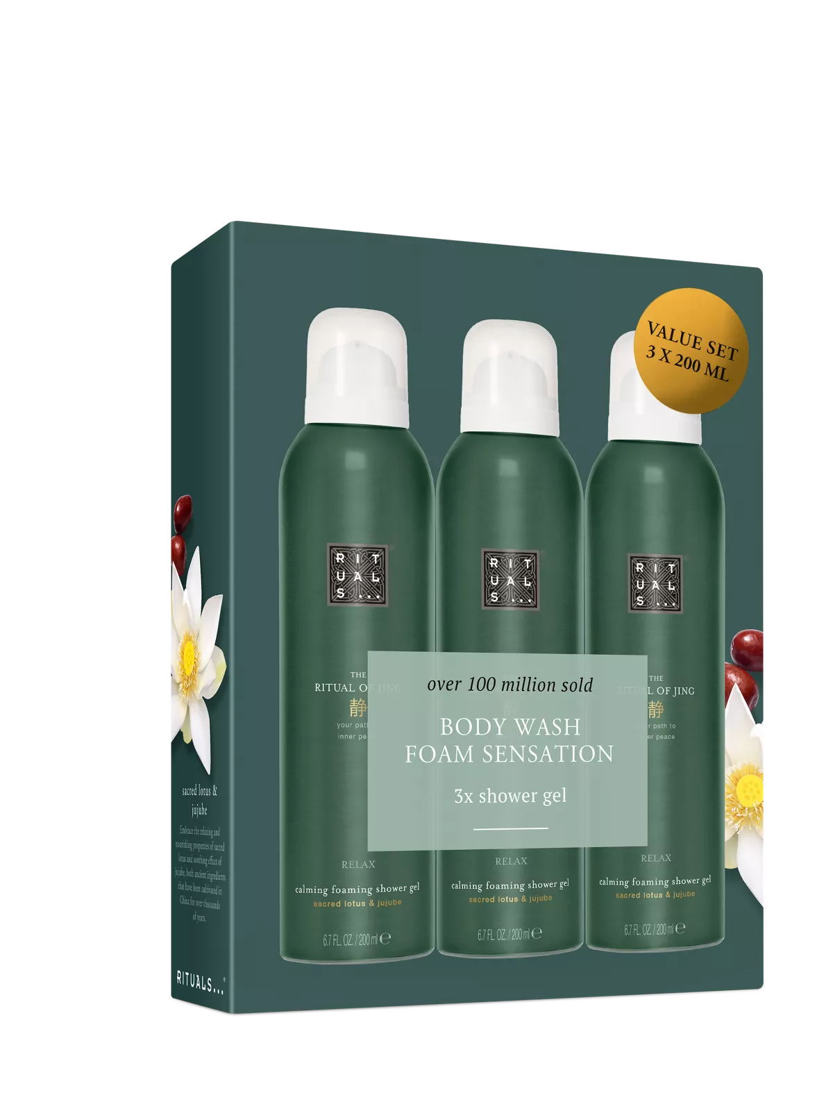 THE RITUAL OF JING
Shower Foam Value Pack
trio de mousses de douche, 600 ml