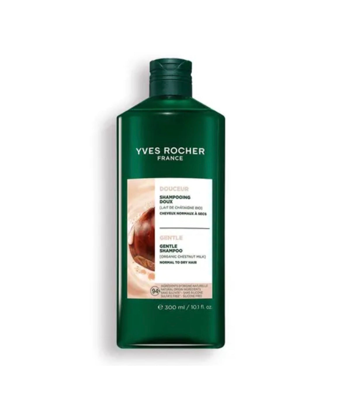 Yves Rocher
Shampooing Doux

Des cheveux plus souples et faciles à coiffer