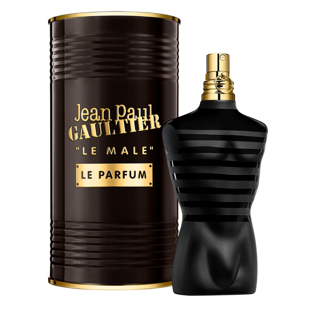 JEAN PAUL GAULTIER le mâle eau de parfum intense notes de cardamome, lavande et iris.