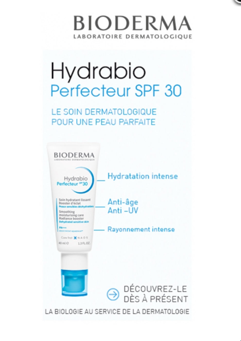 Bioderma
Hydrabio Crème de Jour Anti Uv Lissante Peaux Sensibles Spf30 40 ml