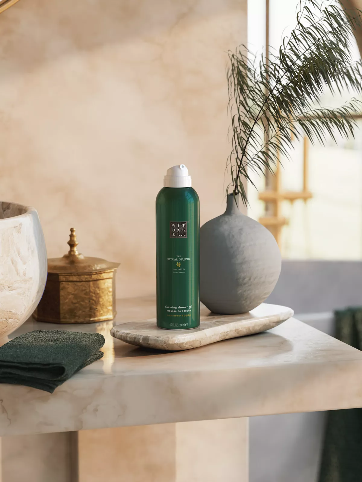THE RITUAL OF JING
Foaming Shower Gel
mousse de douche