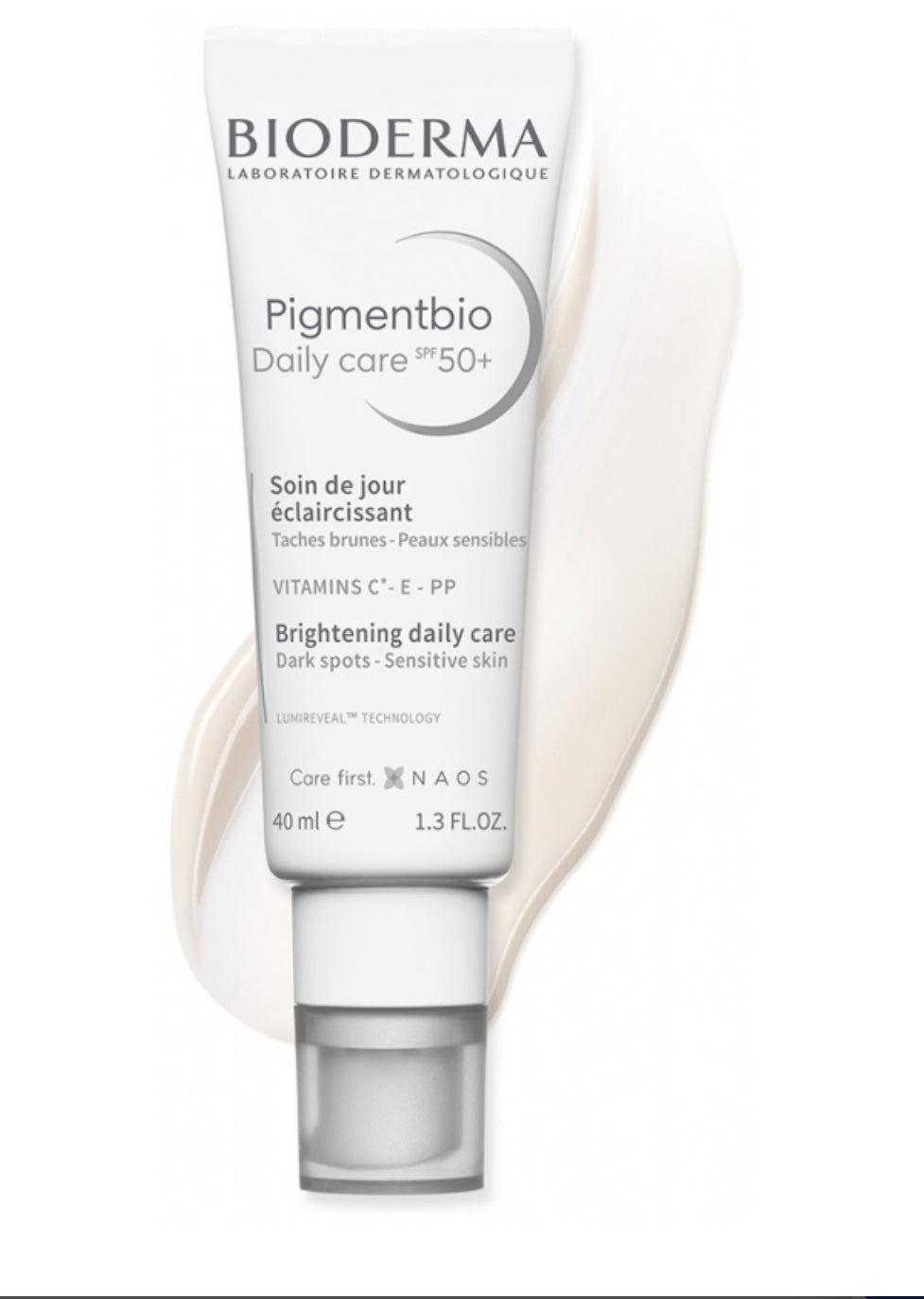 Bioderma
Pigmentbio Crème Solaire Éclaircissante Peaux Hyperpigmentées SPF 50+ 40 ml