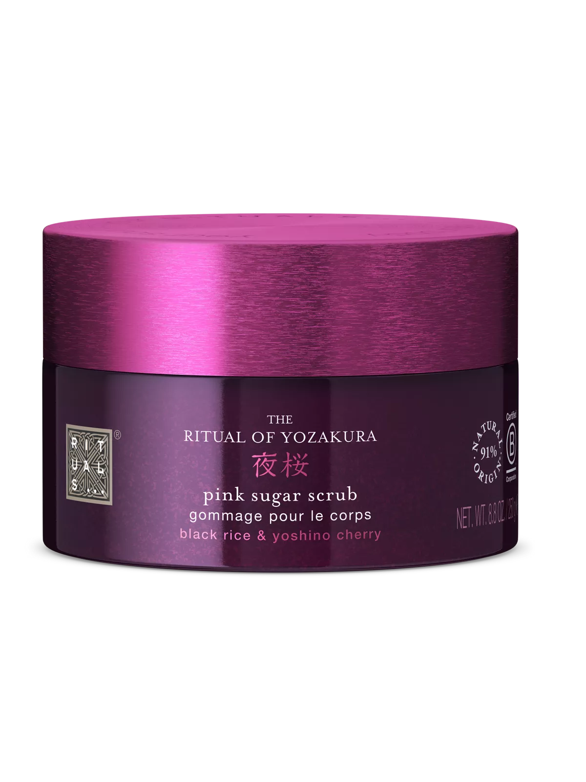 THE RITUAL OF YOZAKURA
Pink Sugar Scrub
gommage pour le corps