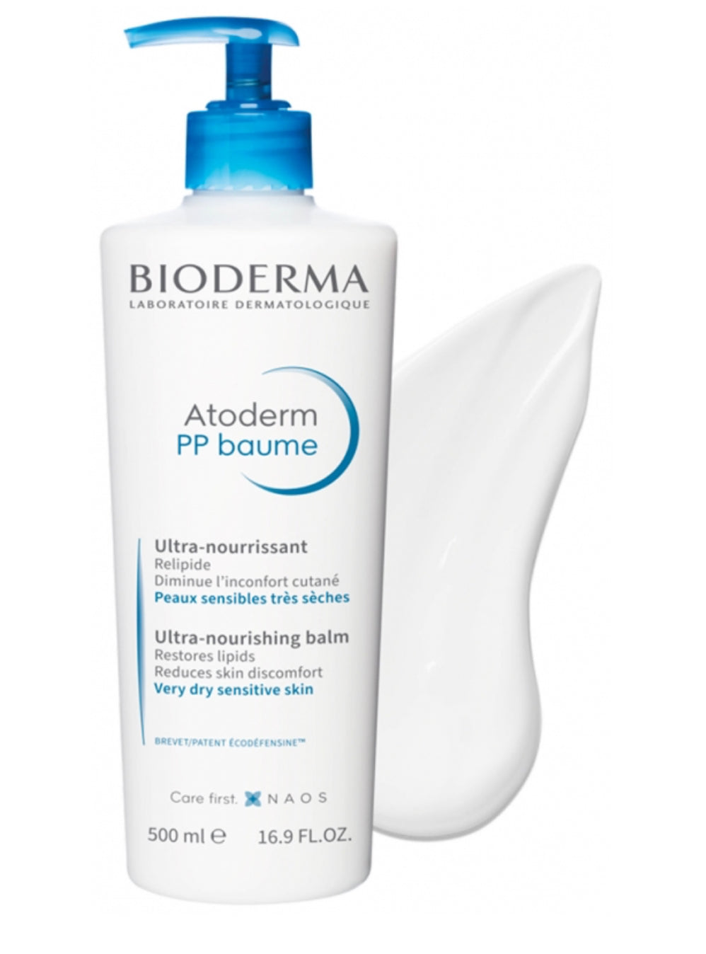 Bioderma
Atoderm PP Baume Ultra-Nourrissant Peaux Très Sèches 500 ml