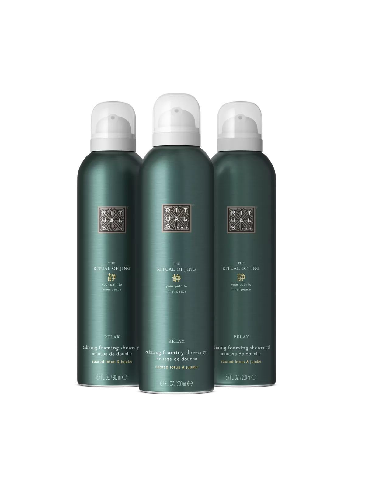 THE RITUAL OF JING
Shower Foam Value Pack
trio de mousses de douche, 600 ml
