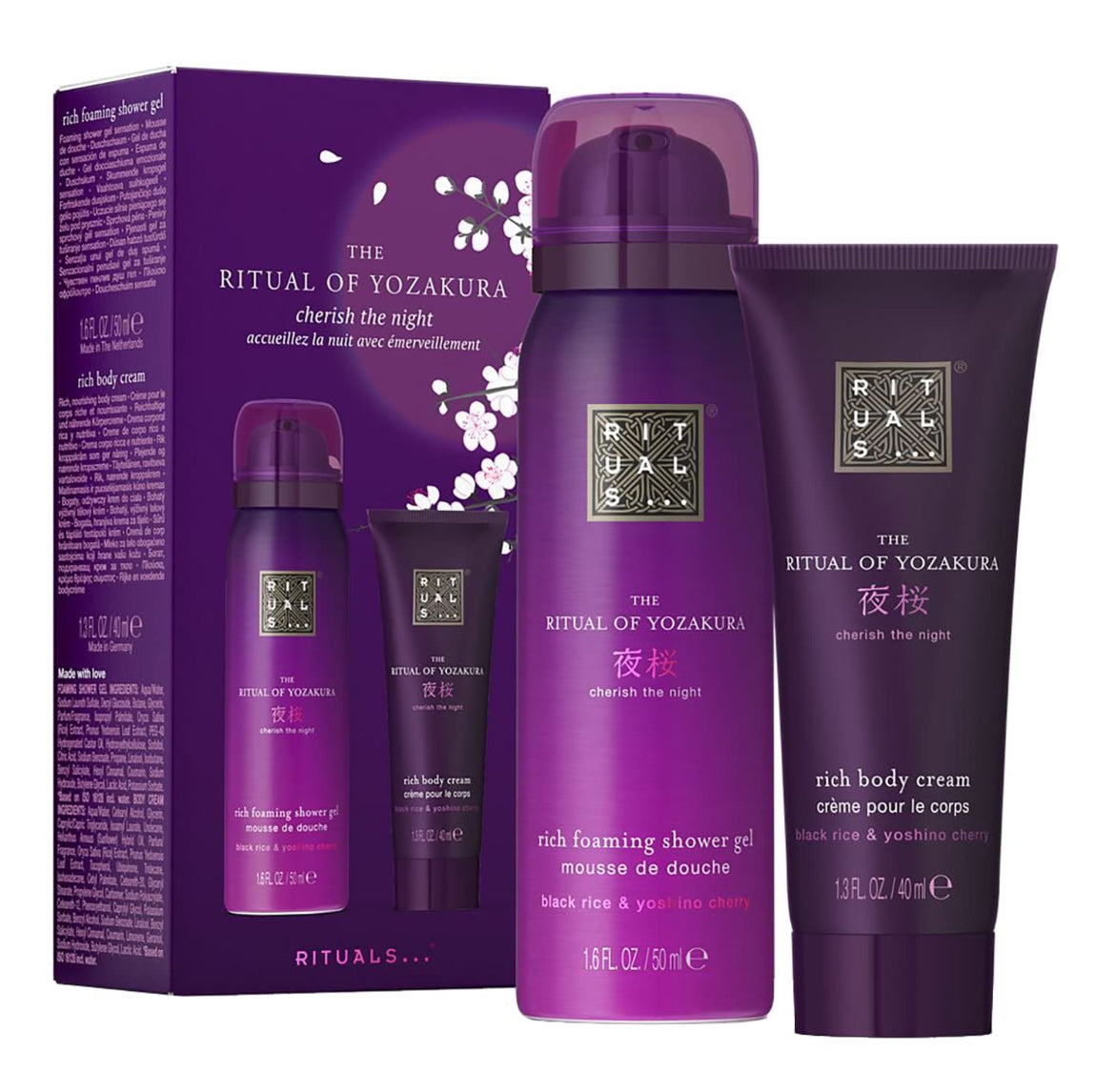 RITUALS  the ritual of yozakura mini coffret duo corps & bain 50ML + 40 ML