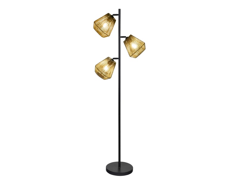 Lampadaire H.150 cm effet corde CARLIE