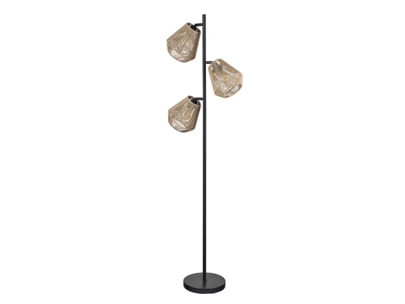 Lampadaire H.150 cm effet corde CARLIE