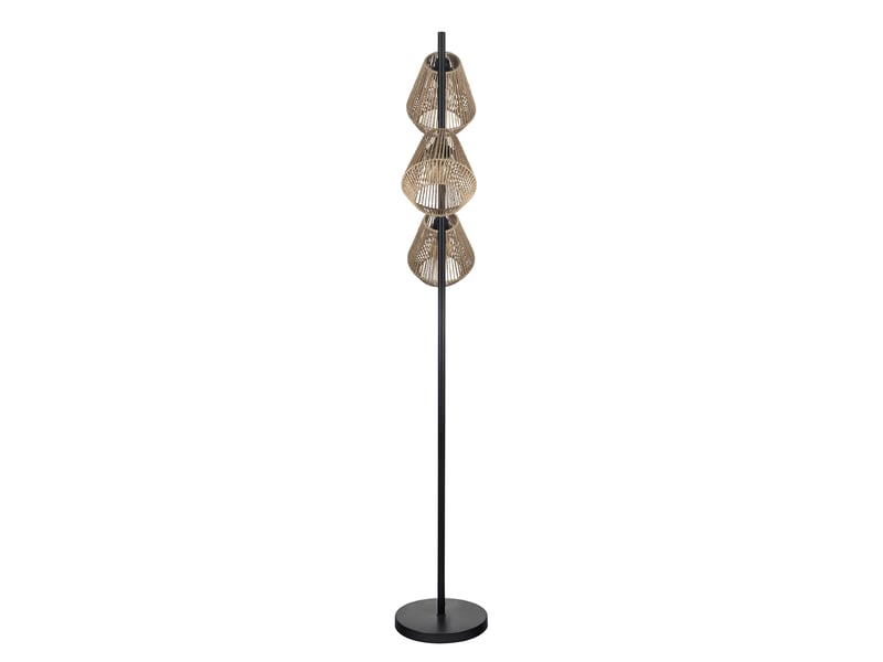 Lampadaire H.150 cm effet corde CARLIE