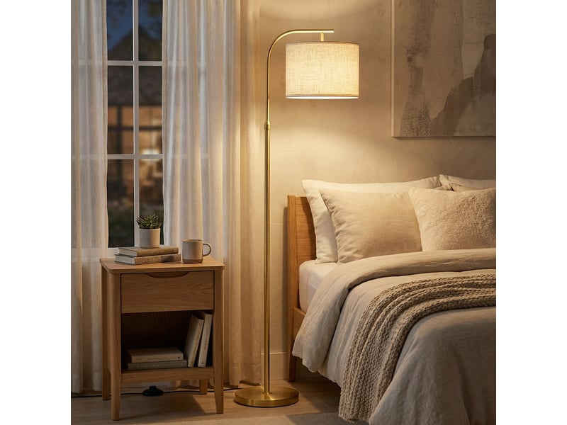 Lampadaire arc réglable 150-175 cm