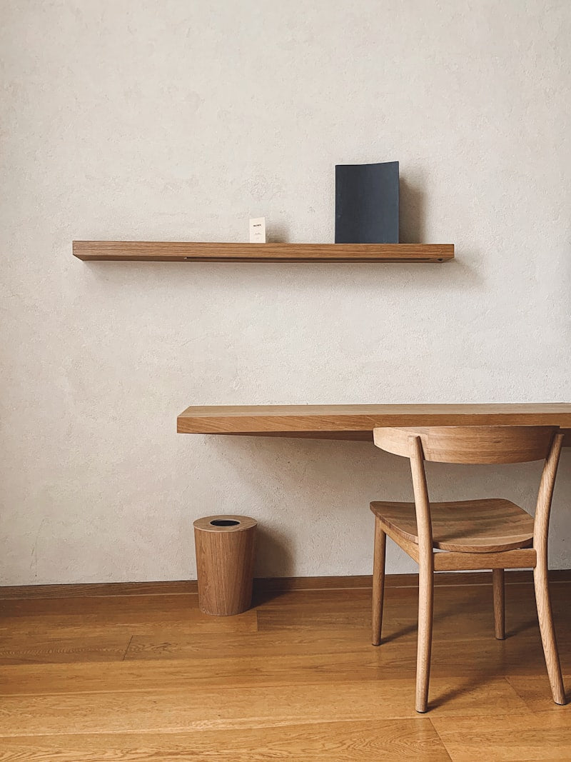 Étagère Murale Suspendue Style Industriel Bois & Métal